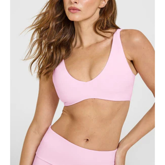 Oner Active Chalk Pink SoftMotion Scoop Back Bralette Size S